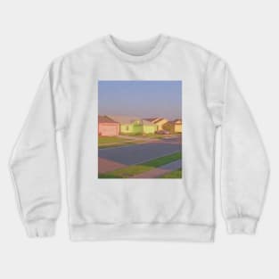 Dreamcore Background House, Weirdcore Aesthetic Edit Crewneck Sweatshirt